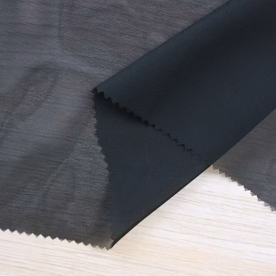 Sustainable Recycle Poly Chiffon Fabric for Women Dress