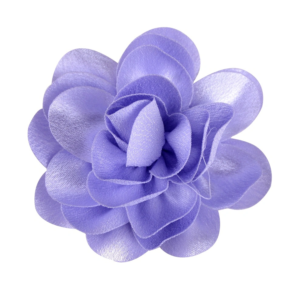 7 Cm Bright Silk Handmade Flowers, Shoes Flowers, Hats Flowers, Hair Ribbon Materials, DIY Clothing Accessories