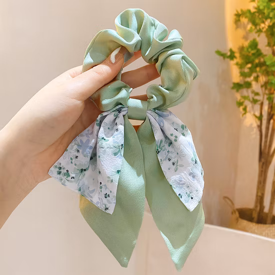 맞춤형 개인 라벨은 100% 순수 실크 헤어 액세서리를 허용합니다.